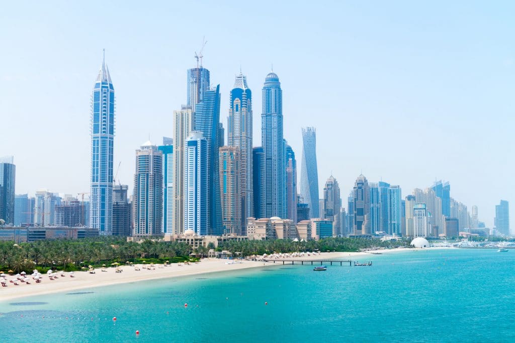 As melhores praias do Dubai