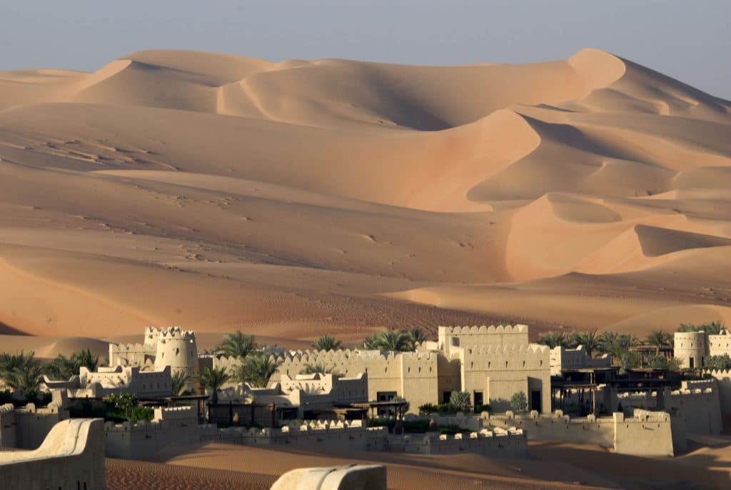 Deserto em Abu Dhabi